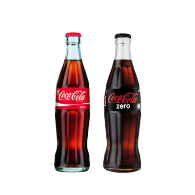 Coca-Cola o Cola-Cola Zero 33cl - 